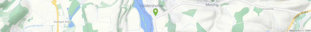 Kartendarstellung des Standorts für HAIHO-Apotheke Haidershofen in 4431 Haidershofen